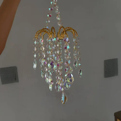 Click to view full screen Claw Crystal Suncatcher Rainbow Window Decor-0001
