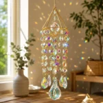 Colorful Crystal Suncatcher – Window Hanging Rainbow Maker