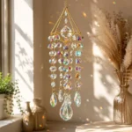 Colorful Crystal Suncatcher – Window Hanging Rainbow Maker