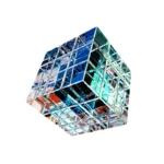Dichroic Glass Prism Cube Rainbow Catcher