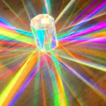 Dichroic Glass Prism Octagonal Prism Suncatcher