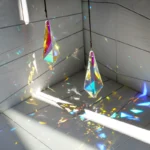 Faceted Diamond Suncatcher Rainbow Glass Prism