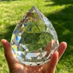 Faceted Teardrop Crystal Prism Rainbow Maker