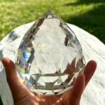 Faceted Teardrop Crystal Prism Rainbow Maker