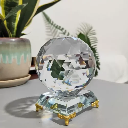Glass Prism Sphere Rainbow Light Catcher