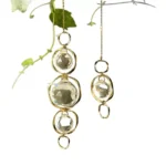 Layered Round Crystal Suncatcher Hanging Window Decor